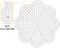 10 Pcs 7 Count 3 inch Mesh Plastic Canvas Flower Sheets, Blank Needlepoint Canvas for Embroidery, White Cross Stitch Plastic Mesh for DIY, Crochet Projects, Yarn Crafting, Knit, Needlework